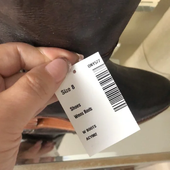 Frye Womens Dorado Buckle Riding Boot Dark Brown Full Grain - Picture 11 of 13